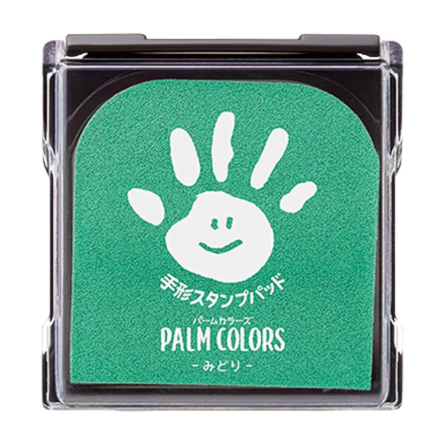 私の手型 Amazon | シャチハタ 手形スタンプパッド PalmColors みどり HPS