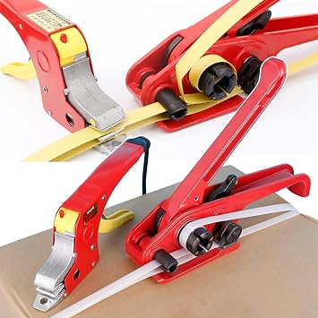 Electric Strapping Welding Tool Equipment, Hot Melt Machine + Tensioner, Pp Straps Manual Packing Machine, for Carton Seal/Packer Carton Box