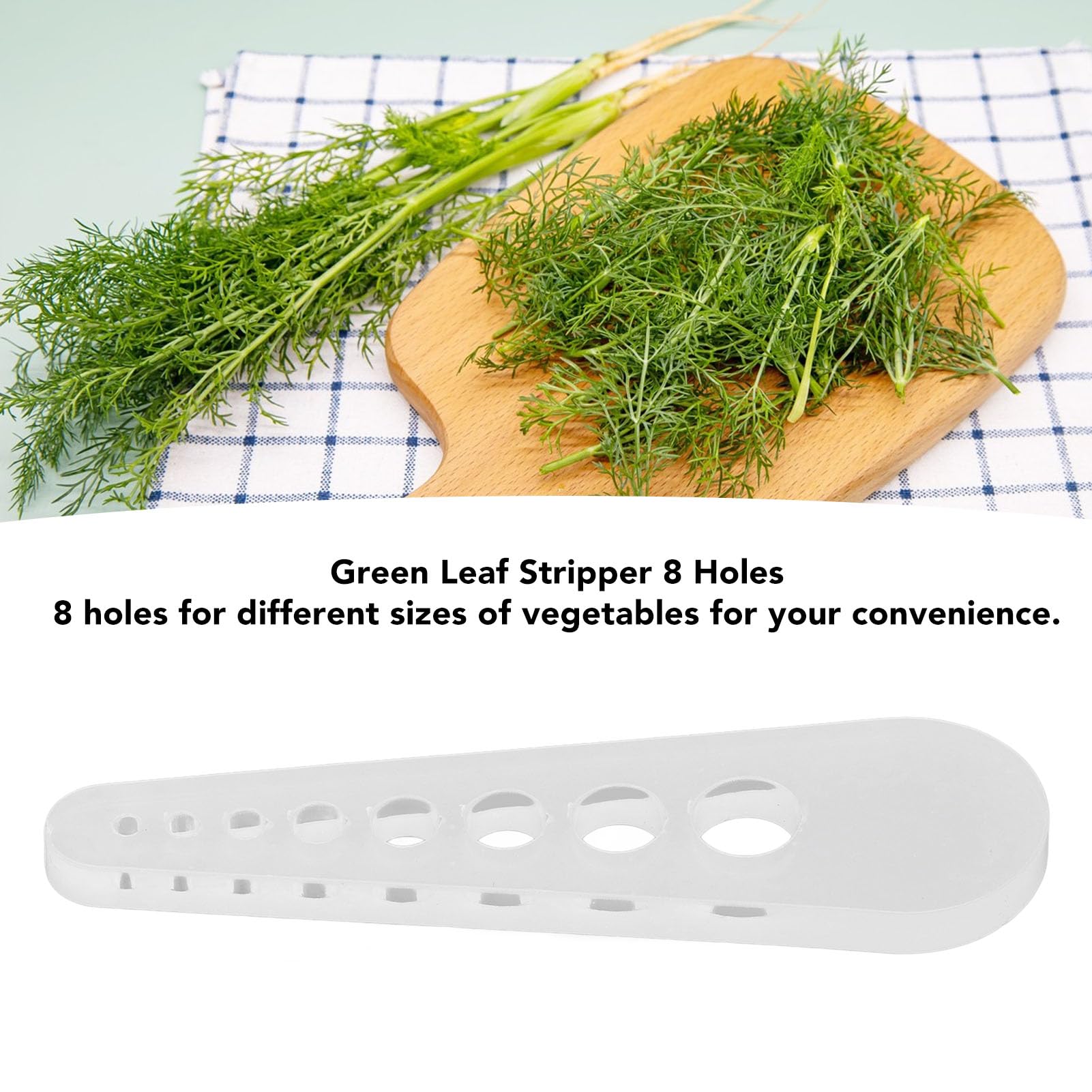 2-in-1 Herb Stripper & Chopper Tool - Stainless Steel Kitchen Gadget For Parsley, Cilantro, Rosemary