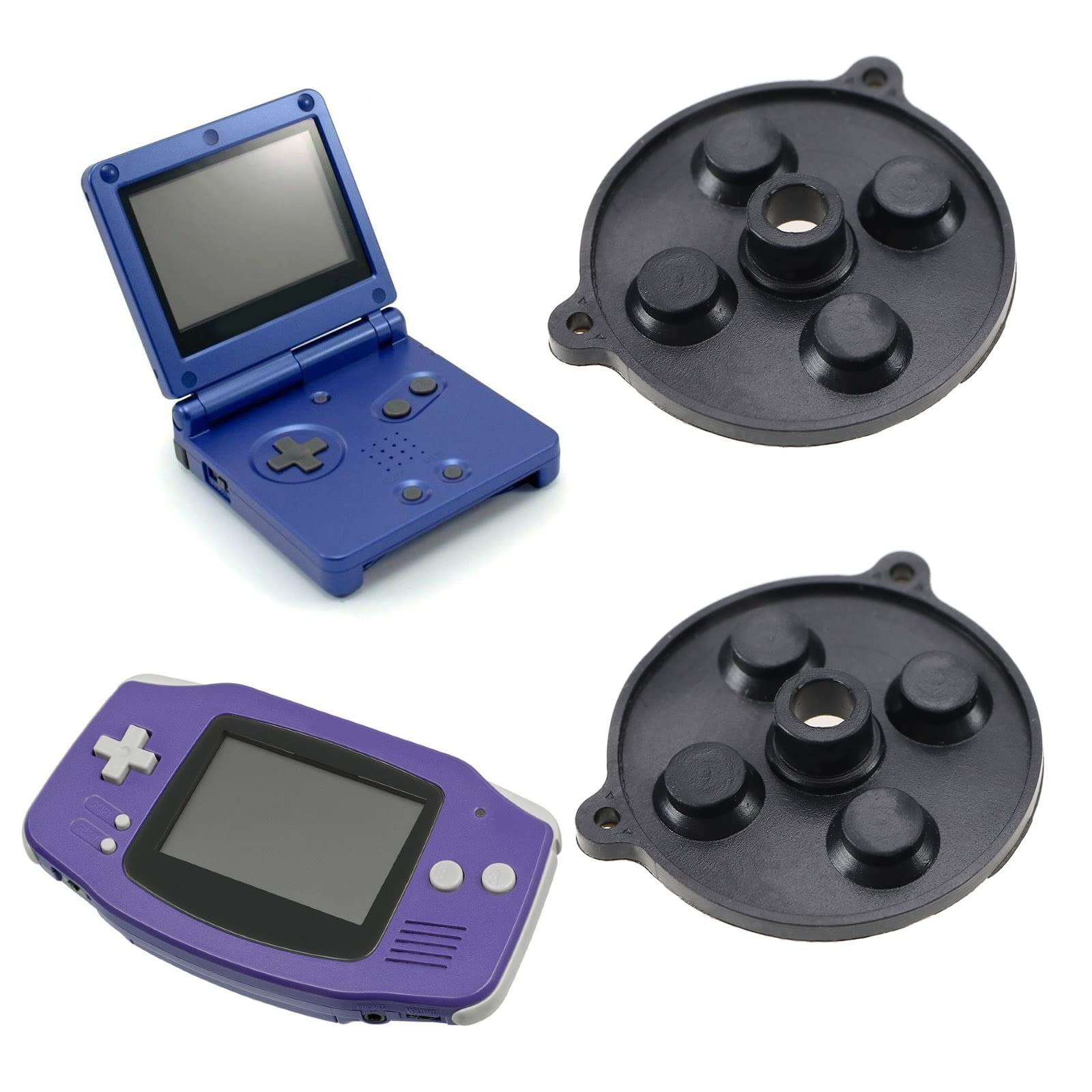 Cuscinetti Conduttivi Per Pulsanti In Gomma Originali GBA Per - Foto 3