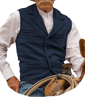 Hunting Aged Mens Tweed Vests Herringbone Waistcoats Retro Casual Wedding Wool Business Vests