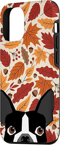 Miniatura 2 de Funda para iPhone 1212 Pro Fall Leaves Boston Halloween Acción de Gracias Otoño Temporada