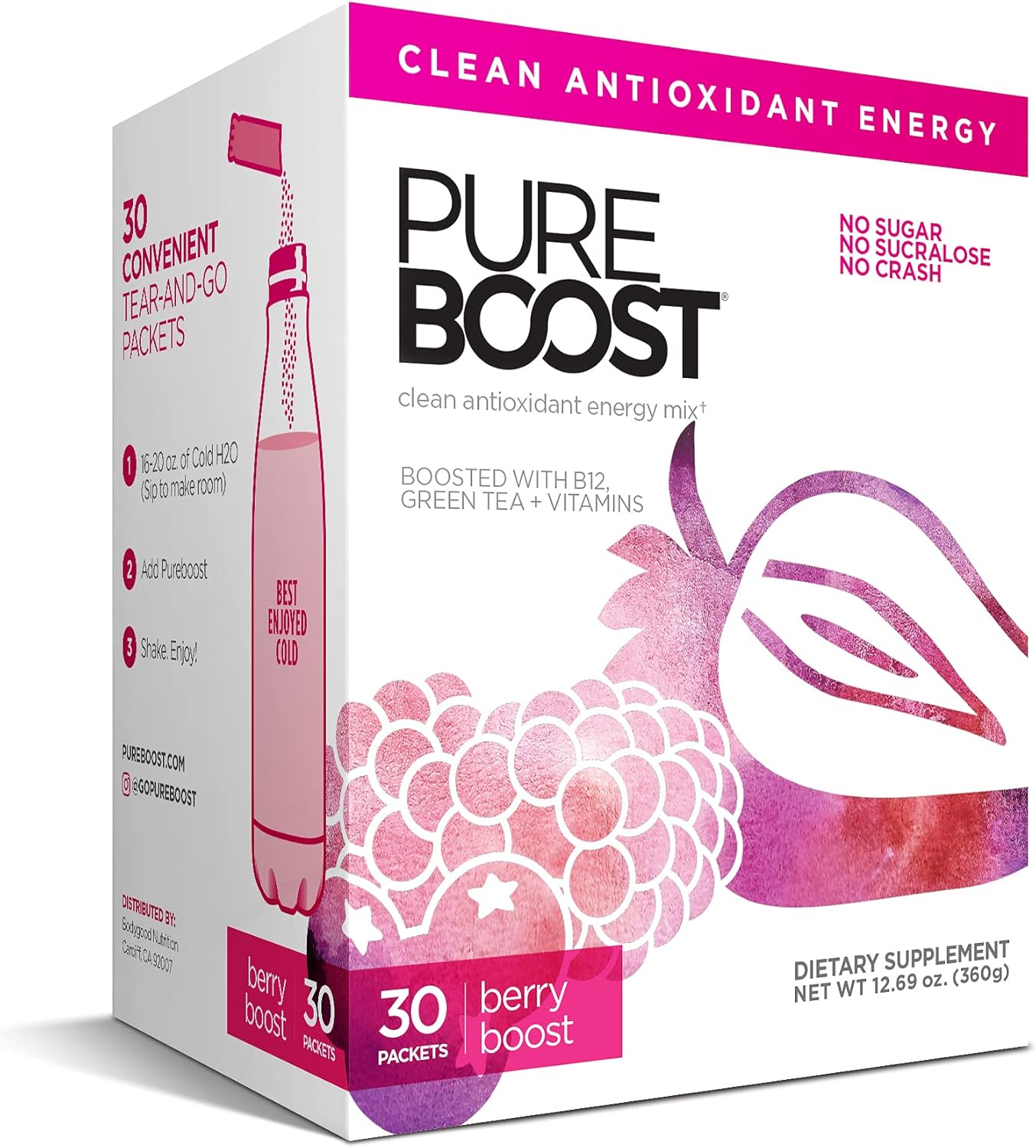 Pureboost Clean Energy Drink Mix + Immune System Support