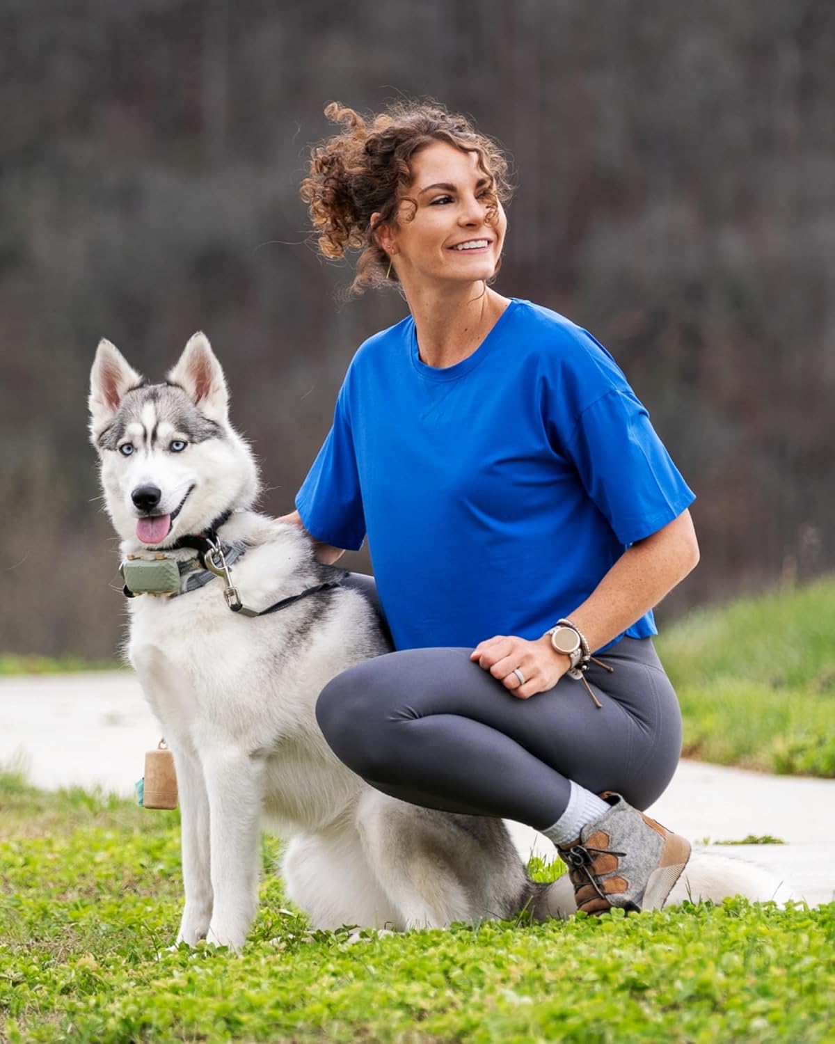 G4Free Short Sleeve Crop Workout Tops for Women Loose Fit Cotton Basic T-Shirts - Image 5