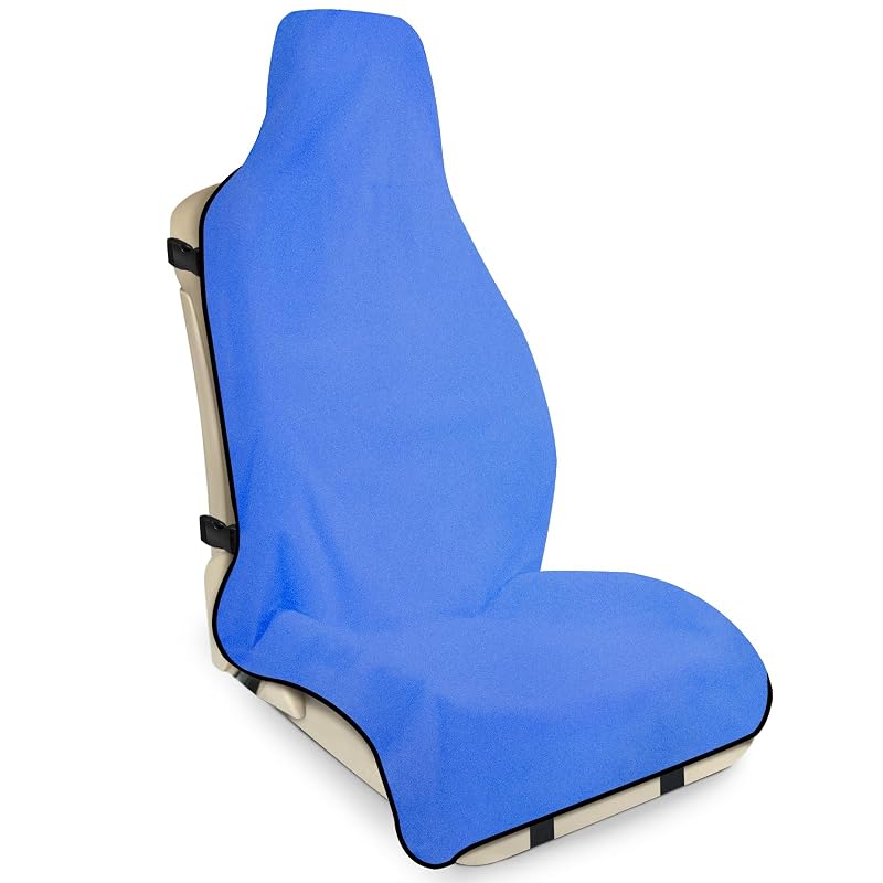 Capa de Banco Automotivo Impermeável em Microfibra DREAMANIA Azul Royal para Banco Dianteiro, 1 unidade
