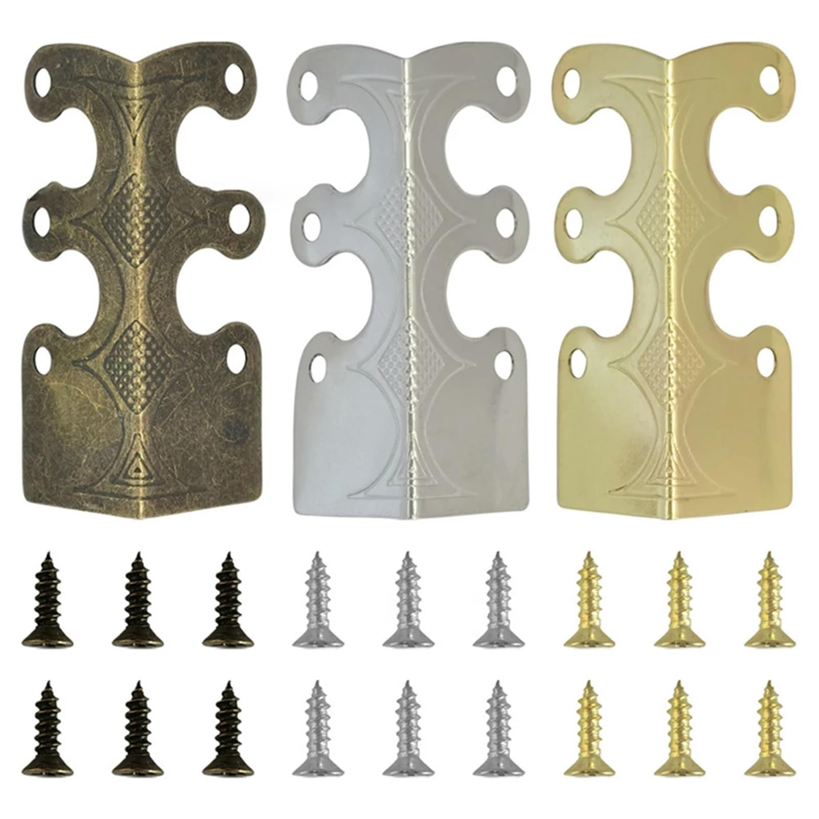 Lqrctry Bronze Metal Corner Protector