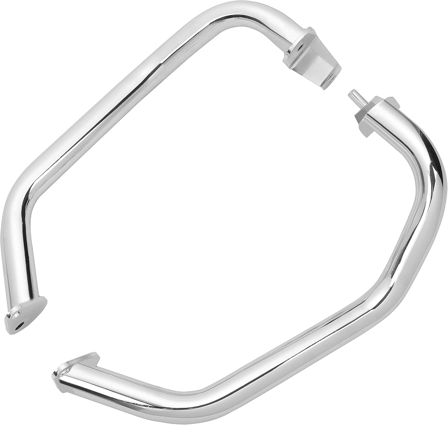ECOTRIC Highway Crash Bar Compatible with 2006-2023 Suzuki Boulevard M109R Limited Edition Boss Intruder M1800R VZR1800 Engine Guard Silver Chrome