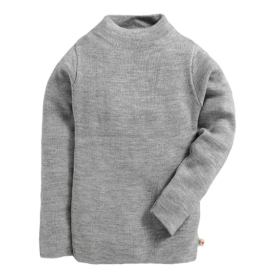 Hopscotch Yellow Apple Girls Acrylic Solid Anthra Basic Super Soft Skivy in Multi Colour Color