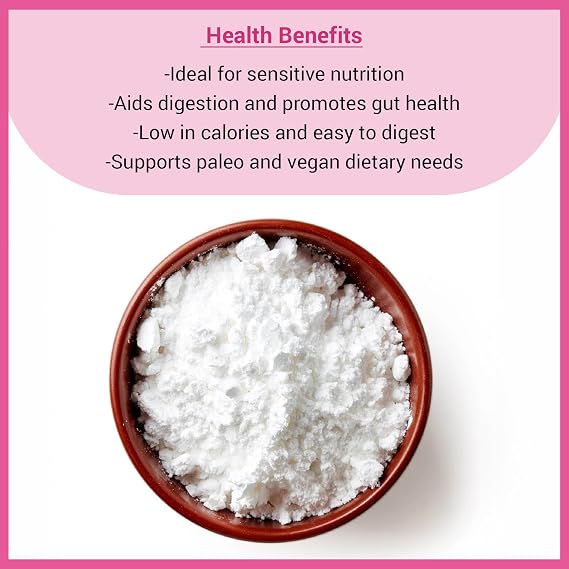 JALPUR Millers Pure Arrowroot Powder Starch Flour 200g –Natural Thickener for Cooking, Baking, and Sauces - Ideal for Paleo & Vegan Diets, Easy to Digest, Premium, Multi-Purpose Kitchen Essential