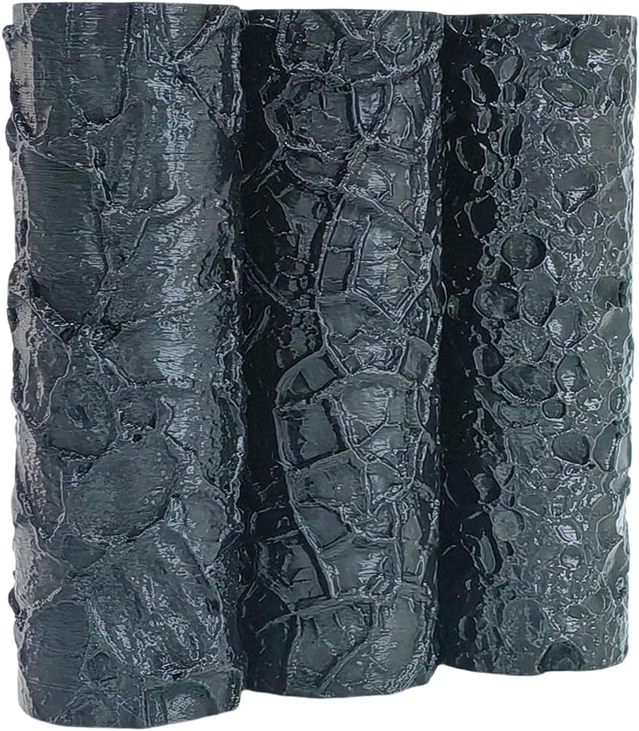 LuckyVin Terrain Texture Roller for D&D, Wargaming, Battle Mat, Tabletop, Dungeons and Dragons, Black (6 Styles)