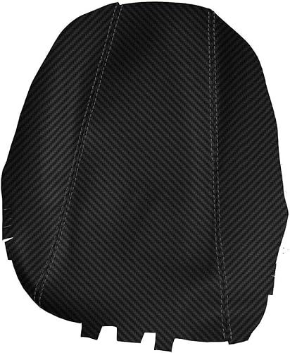 Miniatura 5 de Tapa para consola central (fibra de carbono, para Hyundai Azera, 2012-2017), color negro