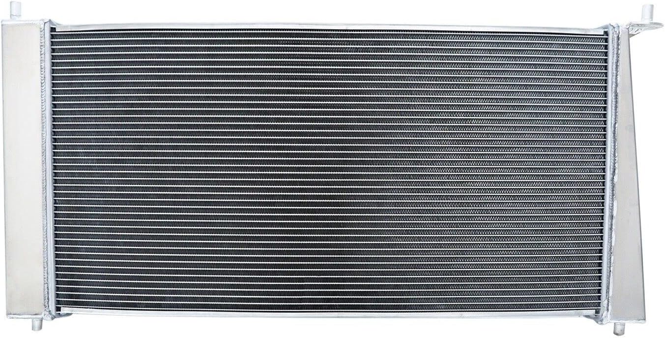 Full Aluminum Radiator For 99-09 Ford F-150 F-250 F-350 Expedition 4.2/4.6/5.4L V6 V8 2000 2005 2006 2008 1-Row AA5052 Aluminum Radiator