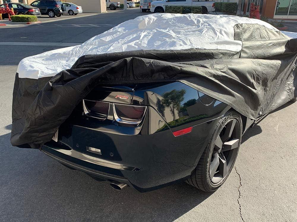 Tuxcover Custom Fits 2010-2021 Chevy Camaro Coupe LS LT Car Cover All Weatherproof Multi Tyvek Covers