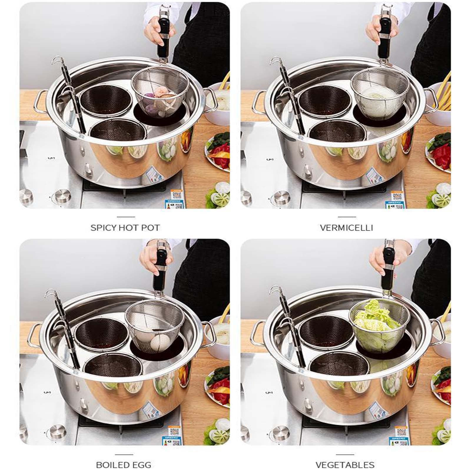 Amazon.co.jp: アルミ製パスタ鍋3/4/5穴、ステンレス製パスタ鍋、挿入