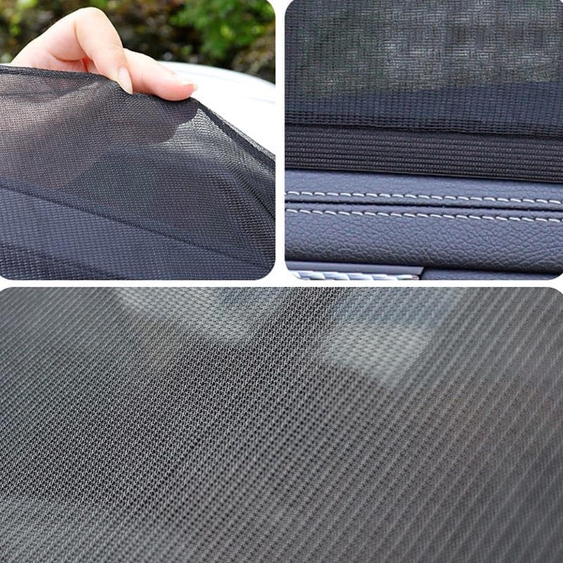 Miniatura 4 de Cortina universal para ventana de automóvil, paquete de 2 protectores de ventana lateral para niños y bebés, cubiertas de ventana trasera para