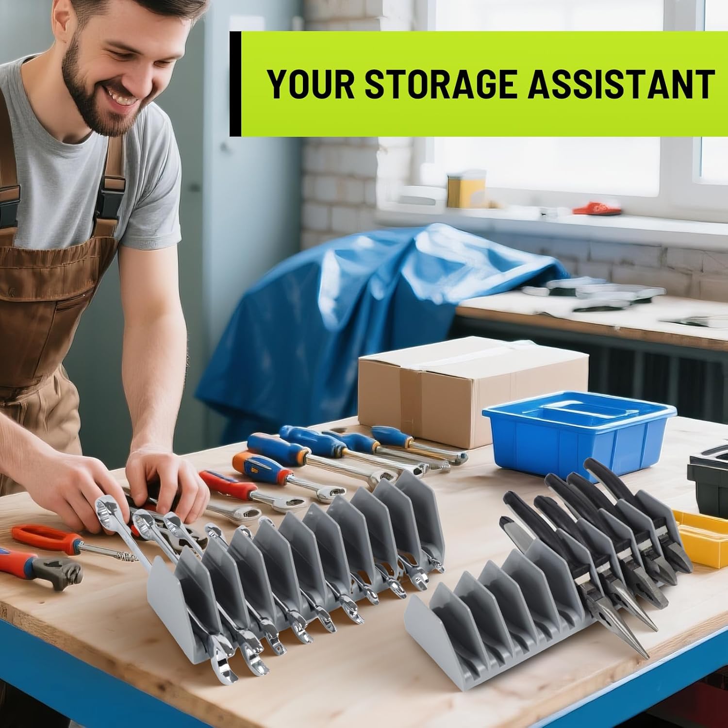 2-Pack Plier Organizer Rack,Tool Drawer Organizer, Plier Rack,Durable and Space-Saving Design,for Tool Storage