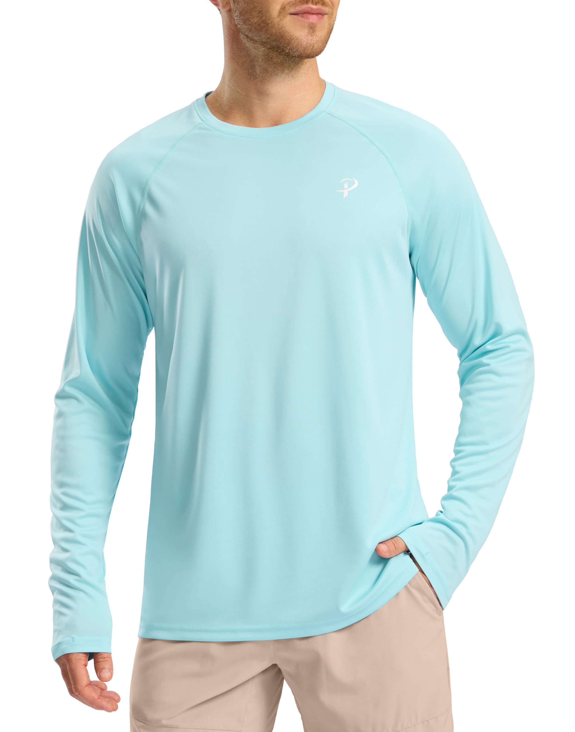 Men's Sun Protection Shirts UV SPF UPF 50+ Rash Guard Long Sleeve Lightweight Quick Dry Brethable Swimming Fishing-image-46
