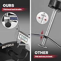 Vista 6 de BILITOOLS Herramienta de Compresión de Pinza de Freno de Servicio Pesado para Disco, Compresor Esparcidor de Pastilla de Pistón de Pinza de Freno