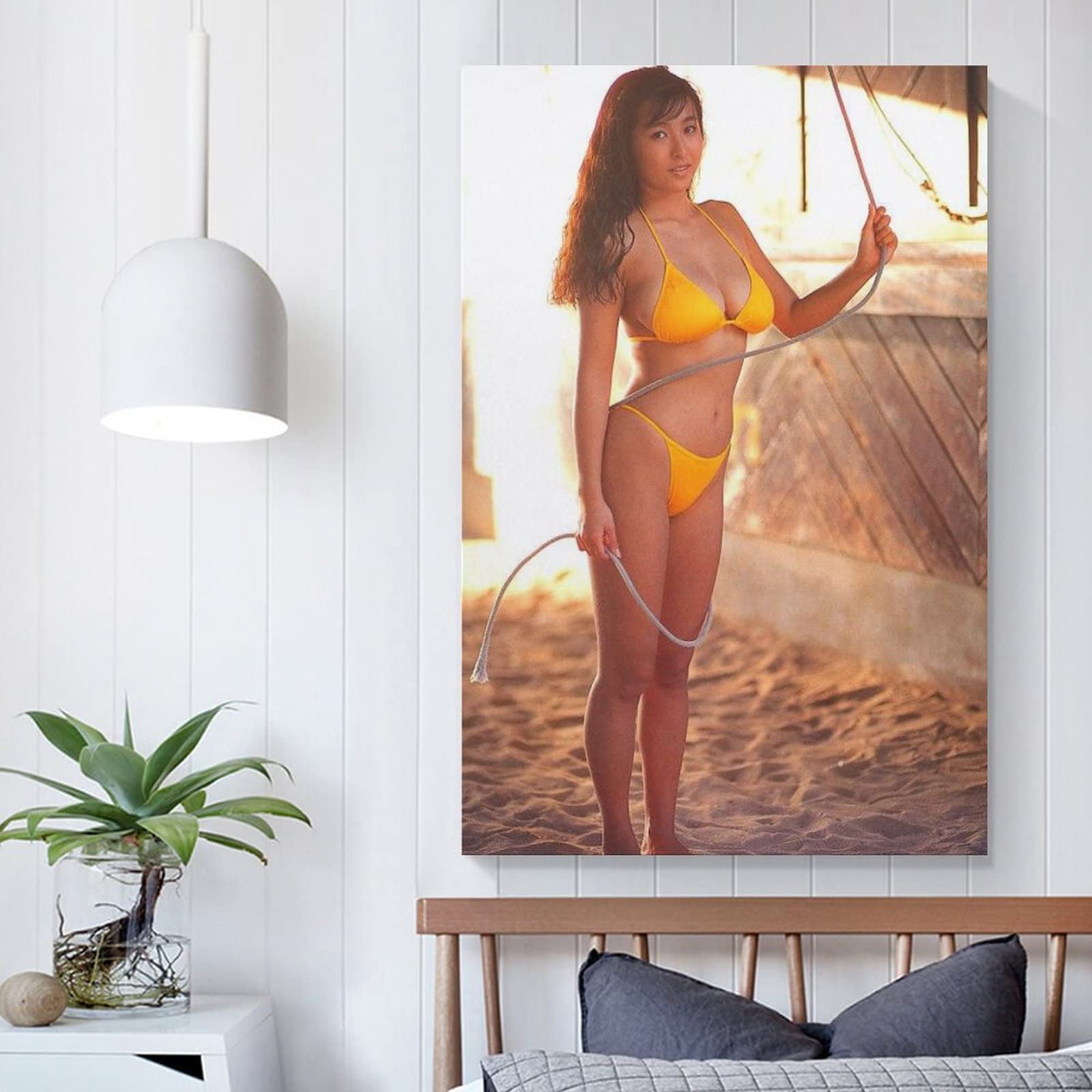 Amazon.co.jp: かとうれいこ壁の絵ポスター写真水着セクシー 絵画