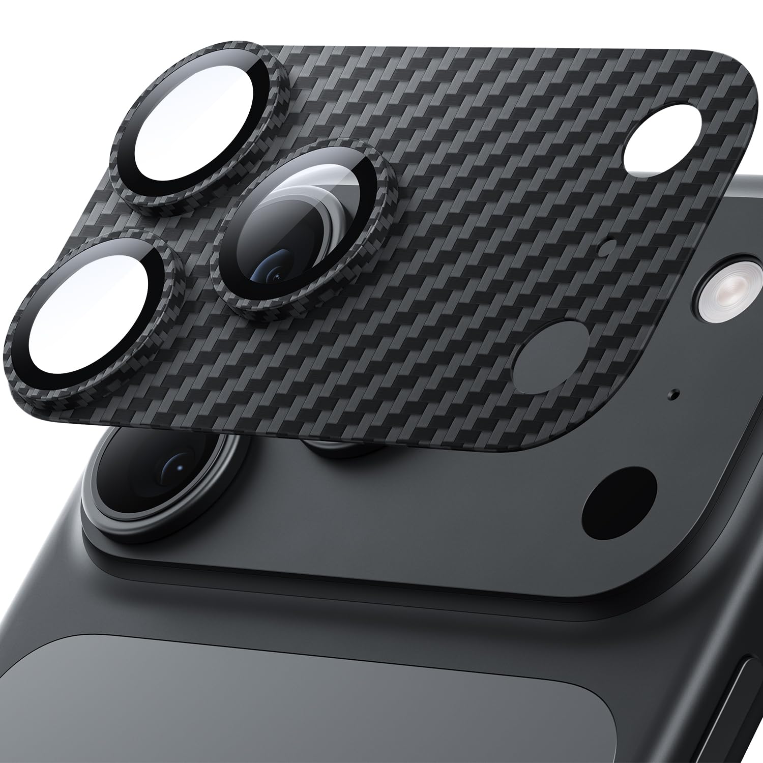 Hoerrye for iPhone 18 Pro Camera Lens Protector - Matte Alloy, HD Clear