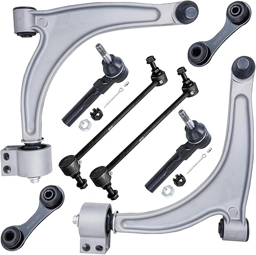 Miniatura 106 de Detroit Axle - Kit de suspensión frontal de 8 piezas para Chevy Aveo Aveo5 Pontiac G3 Wave Wave5 Suzuki Swift+ 2 brazos de control inferiores con