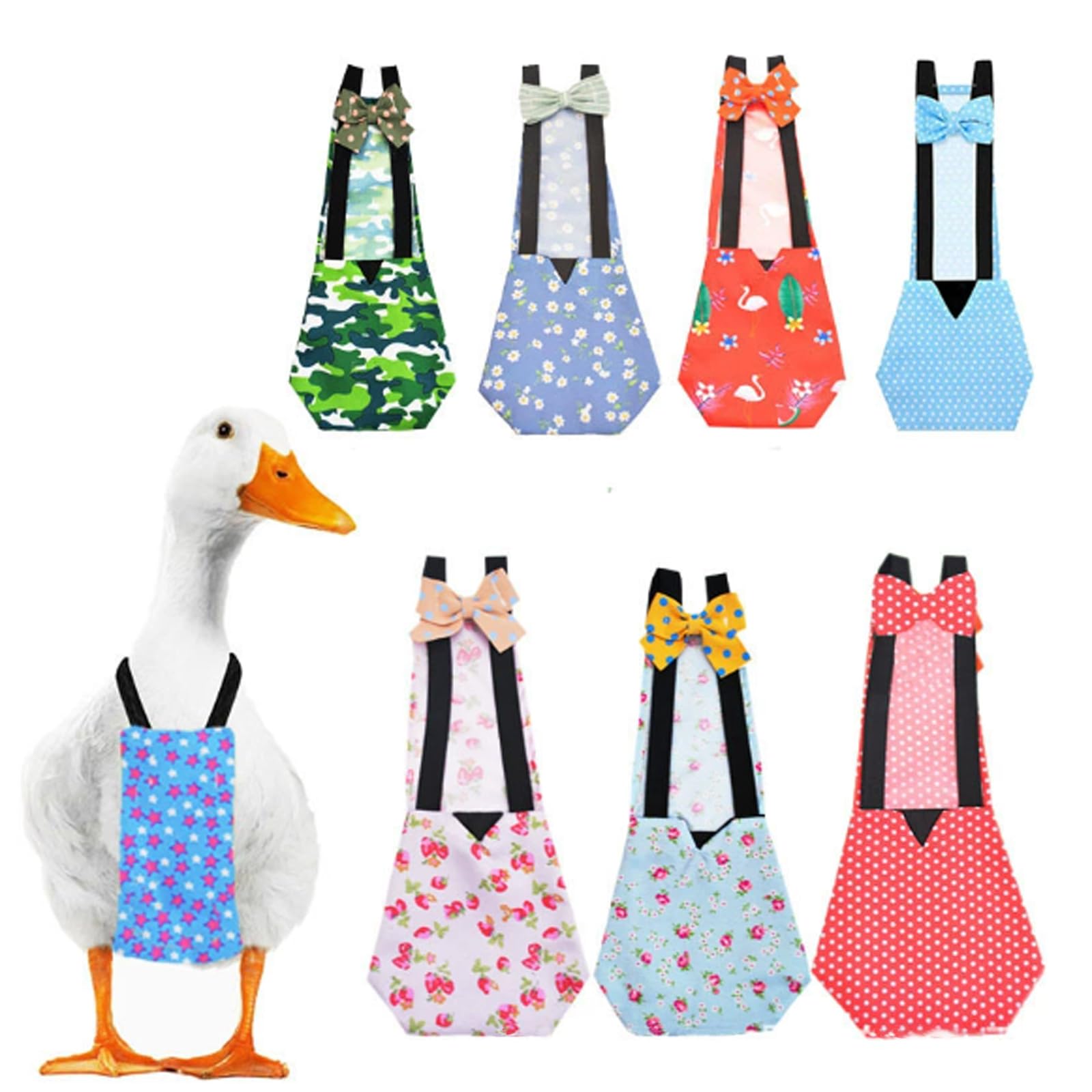 Photo 1 of QBLEEV Duck Diapers for Pet Ducks & Chickens, Reusable Chicken Diaper for Indoor Poultry, Waterproof Breathable Baby Duckling Diaper with Elastic Straps, for Ducks Chicks Hens Roosters