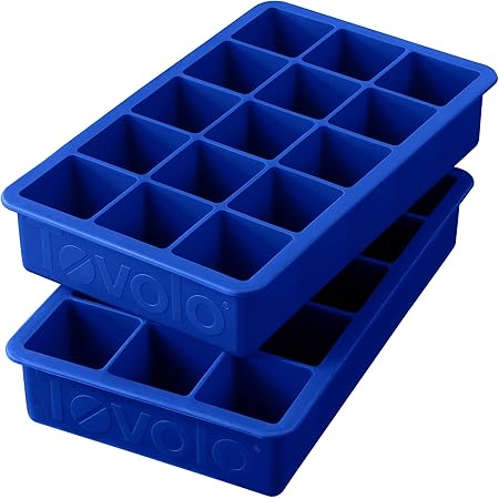 Amazon.de: Tovolo King Cube Eiswürfelschale, für sehr große Eiswürfel, Blau