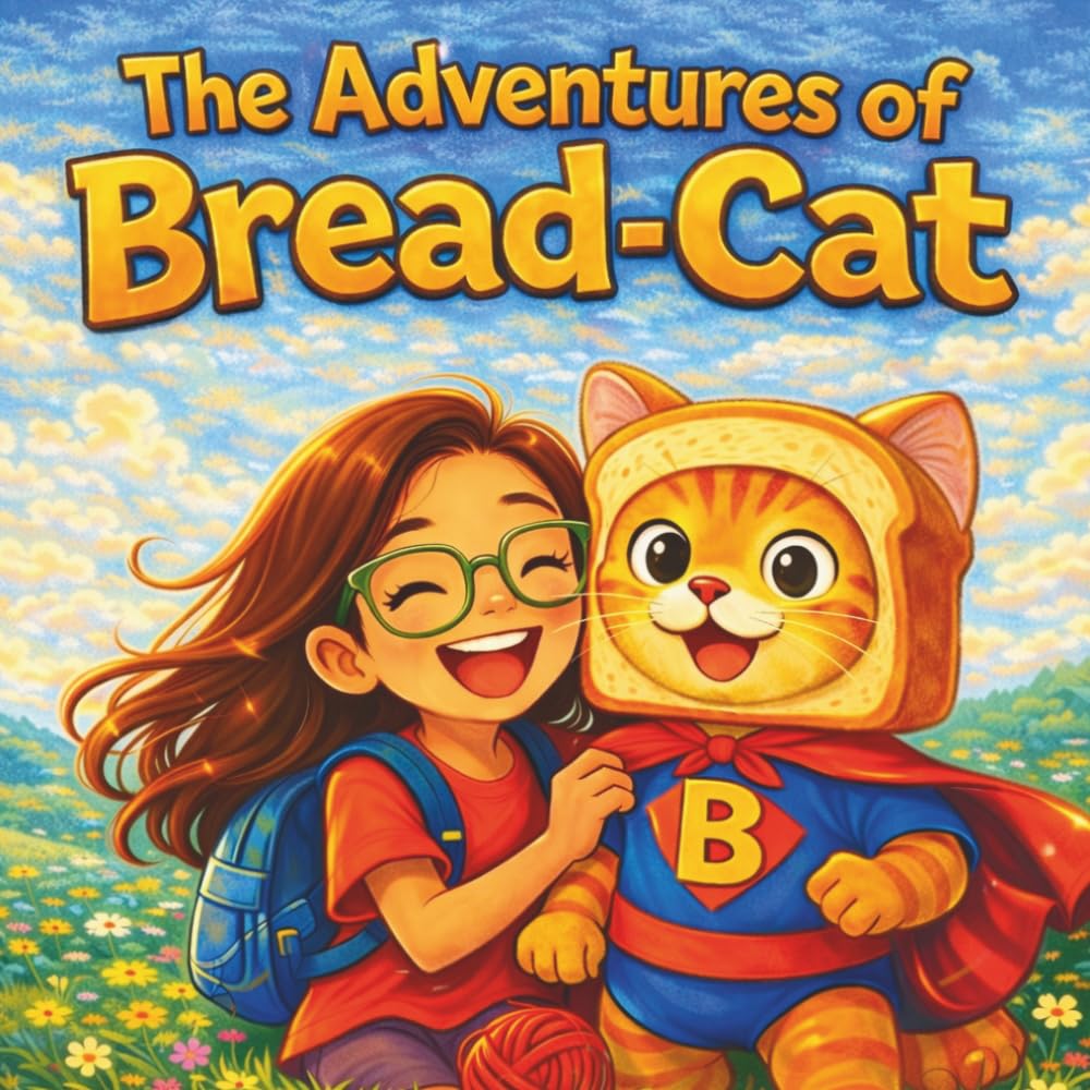 The Adventures of Bread Cat: A Fun Coloring Book for Kids Ages 3–10 | Cute Cat Adventures to Color