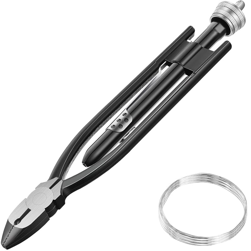 Alicate para Torção de Arame de Segurança Honoson 9 pol. (22,9 cm) com Fio de Aço de 10 m