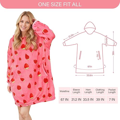 Vista 15 de LetsFunny Manta con capucha, manta de forro polar Sherpa de gran tamaño, súper suave, cálida y acogedora con bolsillo gigante, para mujeres, Aguacate