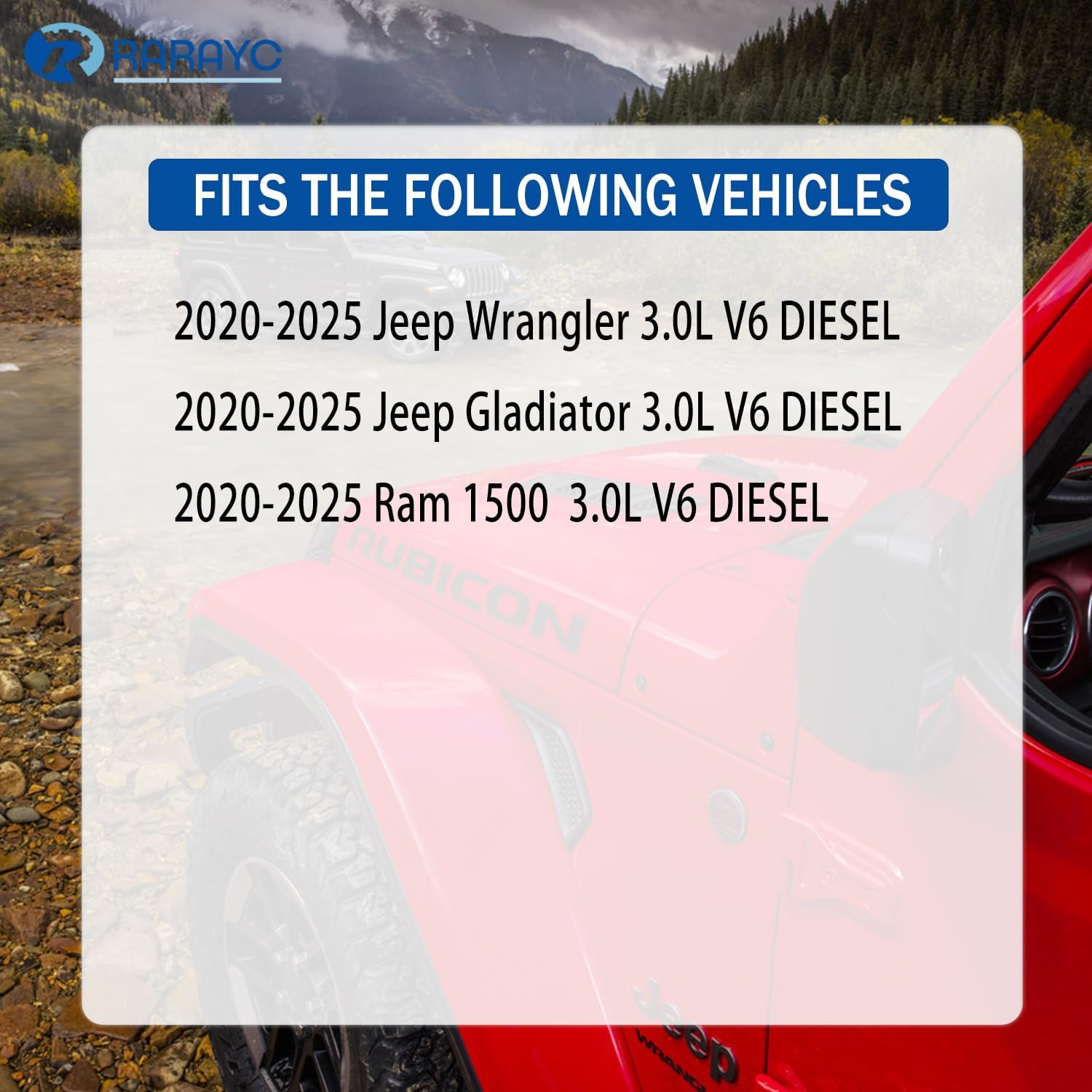 Ecodiesel Engine Oil Filter Set Replacement for | 2020 2021 2022 2023 2024 2025 Ram 1500 DT, Wrangler JL | 2021 Gladiator | Replaces# 68507598AA 68498720AA 68436631AA