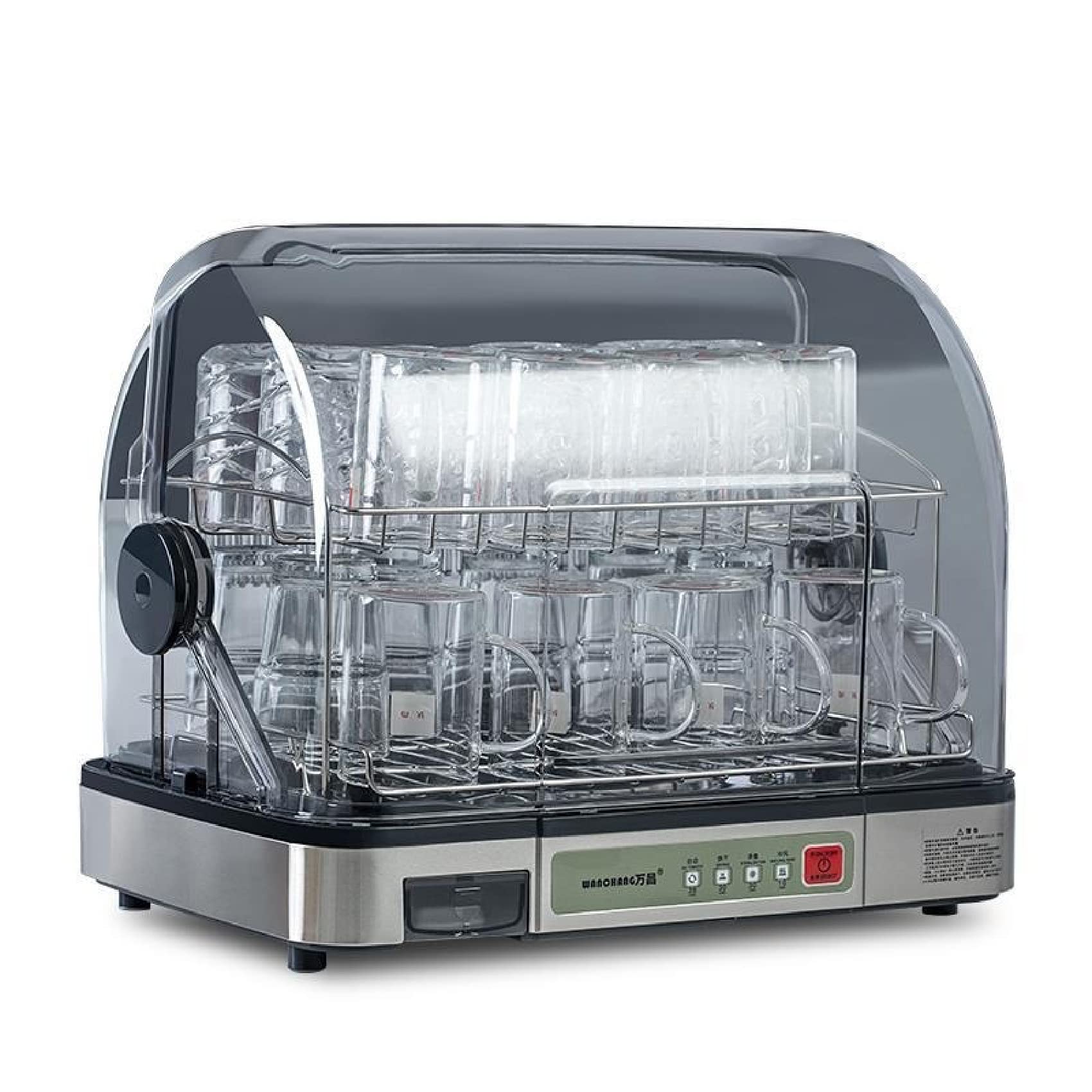 BREAUX Countertop Dishwasher, Portable Mini Automatic Drying Disinfection Machine, Drain/dry/disinfect/storage for Home Restaurant