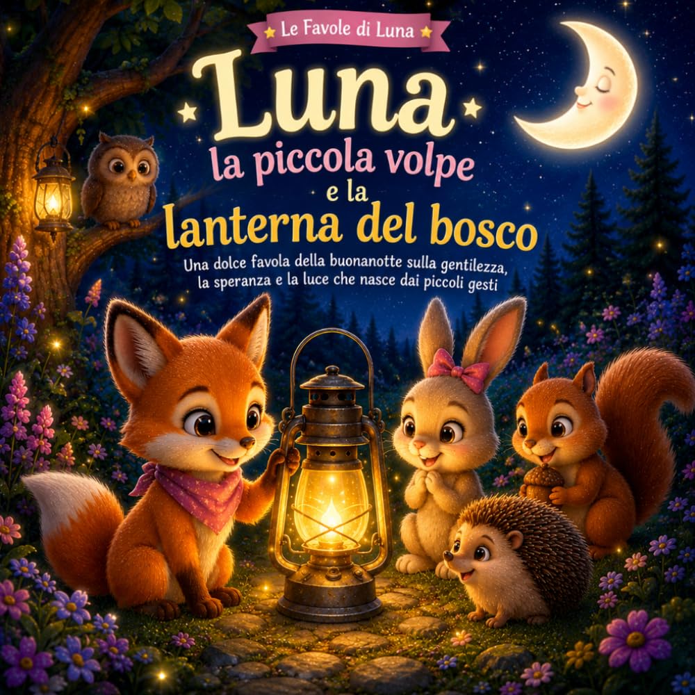Luna la piccola volpe e la lanterna del bosco: Una favola della buonanotte sulla gentilezza, la speranza e la luce che nasce dai piccoli gesti (Le Favole di Luna)