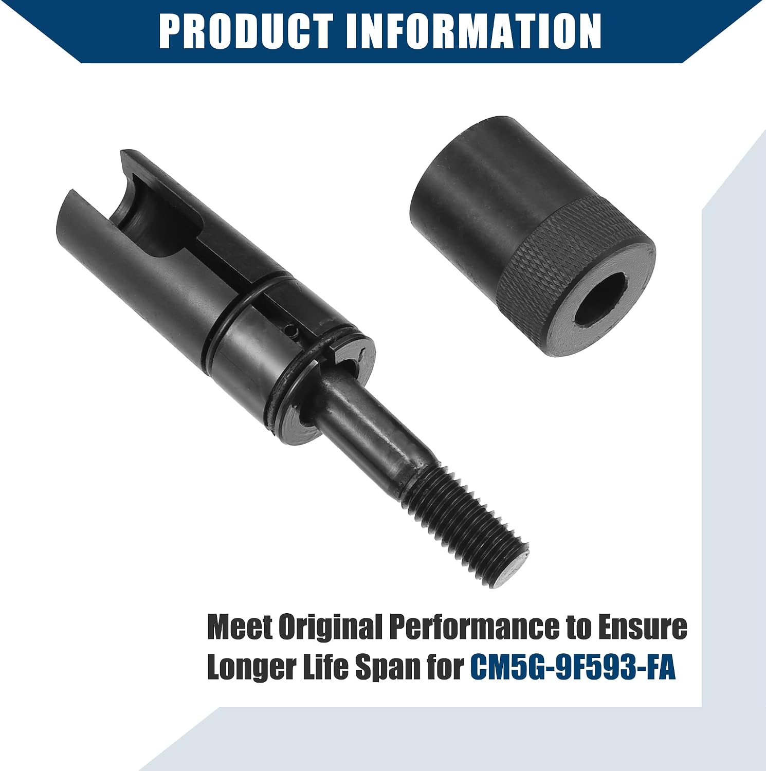NO.310206 / Outer/Car Fuel Injector Puller Remover Tool Kit for Ford Petrol EcoBoost GDI 1.0L 1.5L 1.6L 2.0L Engines/Durable/Steel / 1 Set/Black