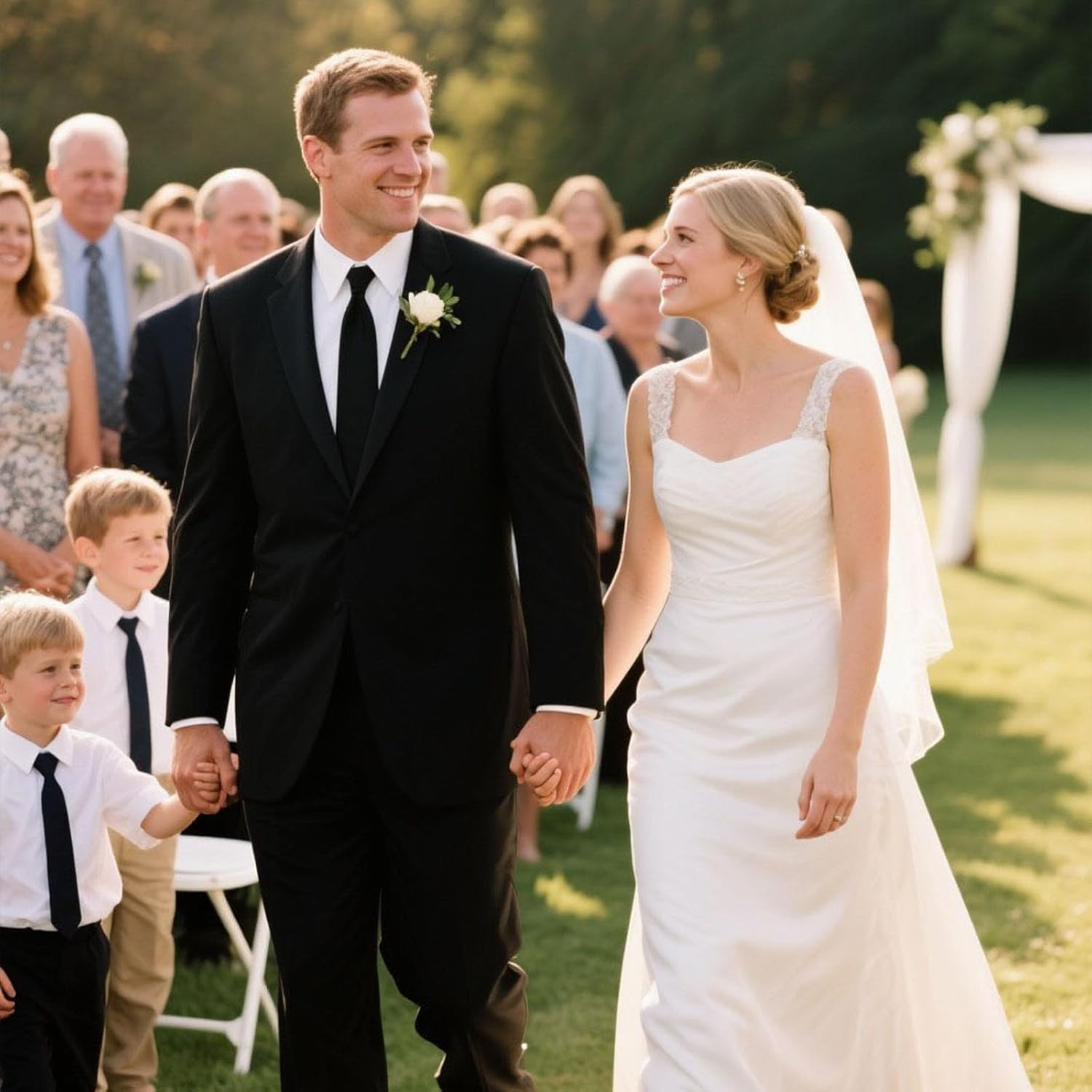 Ties for Men Solid Satin Necktie Formal Wedding Tie Pocket Square Set Classic Business Party Neckties & Handkerchief - Image 5