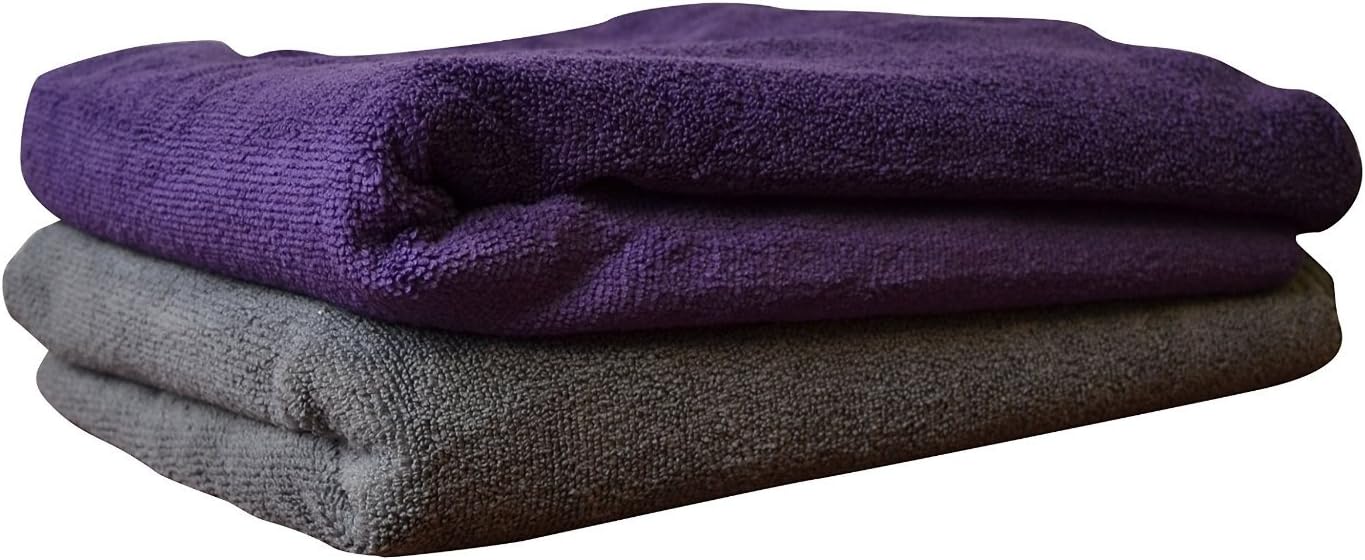 bintiva Hot Yoga Towel, Non Slip, Eco Friendly, 100% Microfiber, Large 25" x 72" Fits All Mats