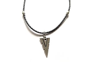 Arrowhead Necklace for Men - Tribal Inspired Jewelry - Versatile and Exquisite Spear Pendant Necklace
