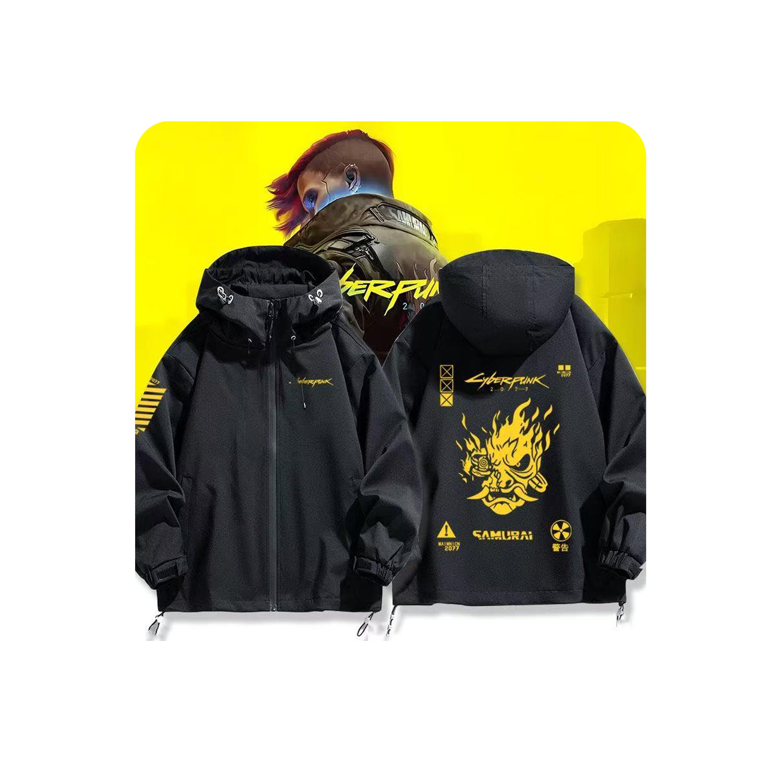 一度のみ使用♡archivio イエローフード付きジャケット♡36 Amazon.co.jp: サイバーパンク エッジランナーズ グッズ パーカー 長袖