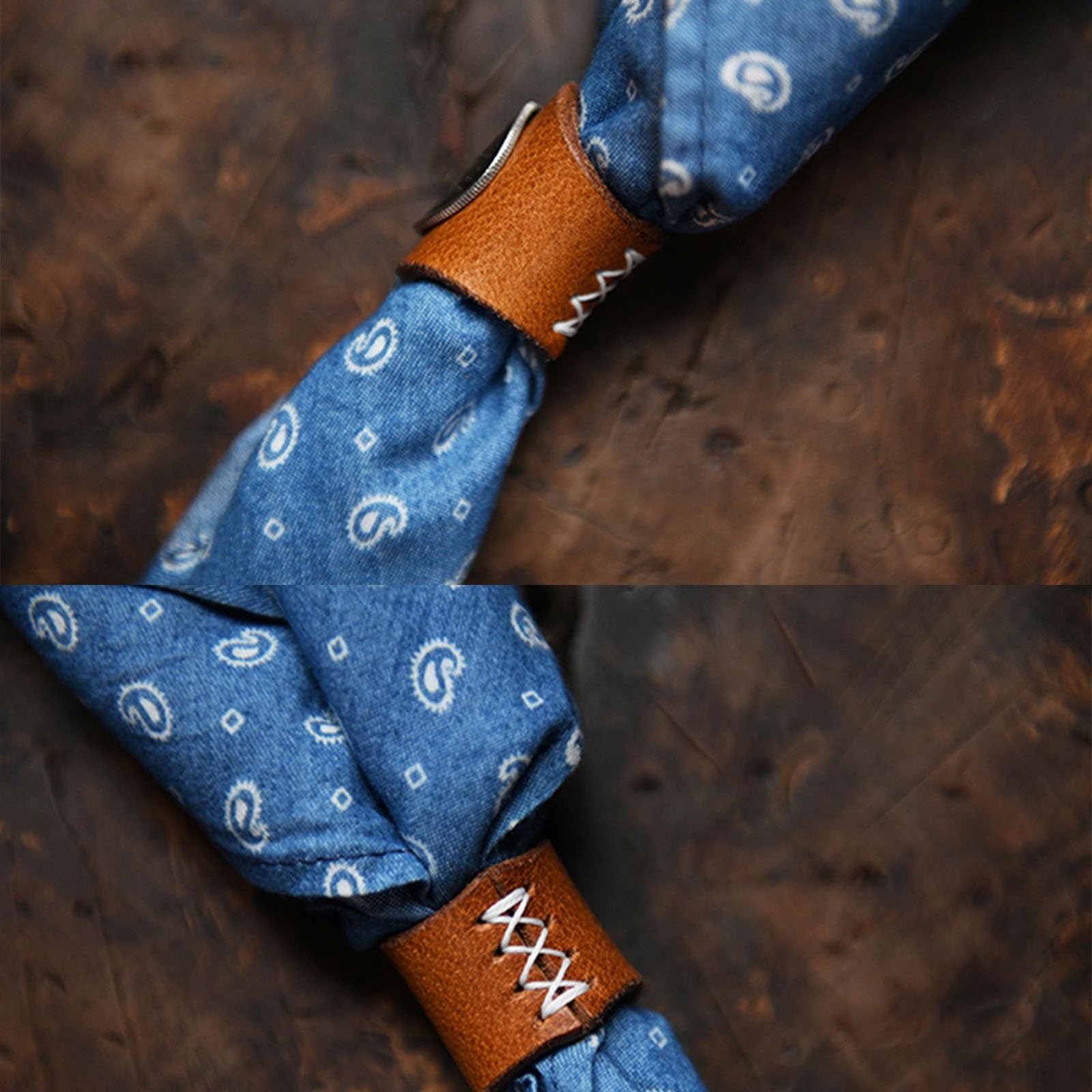 Amazon.co.jp: バンダナバックル、手作りレザーバンダナバックル