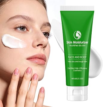 Moisturizer Dry Face & Body Food Skin Cream - Natural Moisturiser Ski-Fod Smooth Skin Lighting Cream for Men & Women, Emollient Soothing Cream for Body Sensitive Skin Face Cream - (1 Pcs/60g)
