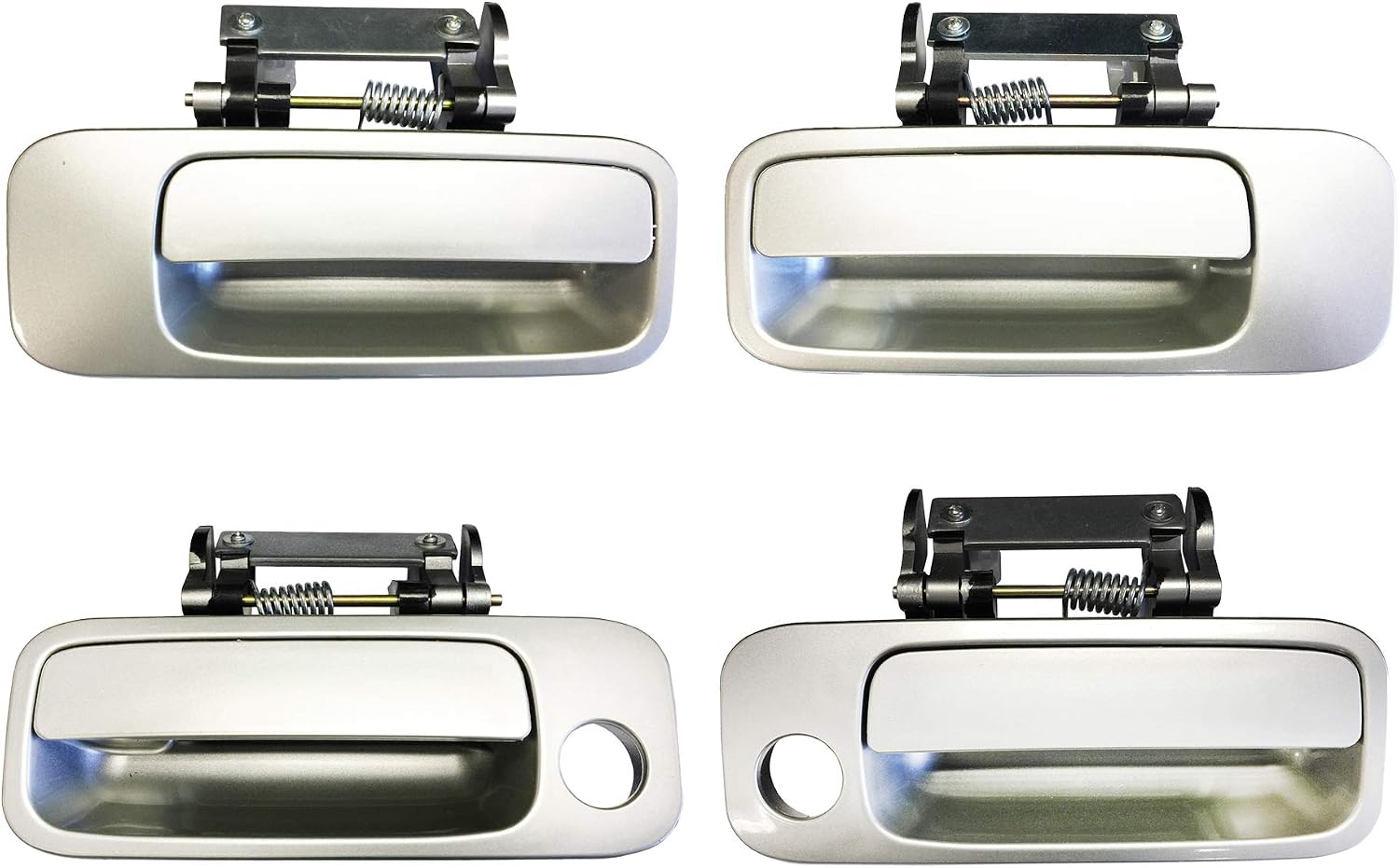 Advance Ignition Outside Door Handle Set 4PCS Compatible with Toyota 00-04 Avalon 3.0L V6 1C8 Silver Metallic 2000 2001 2002 2003 2004
