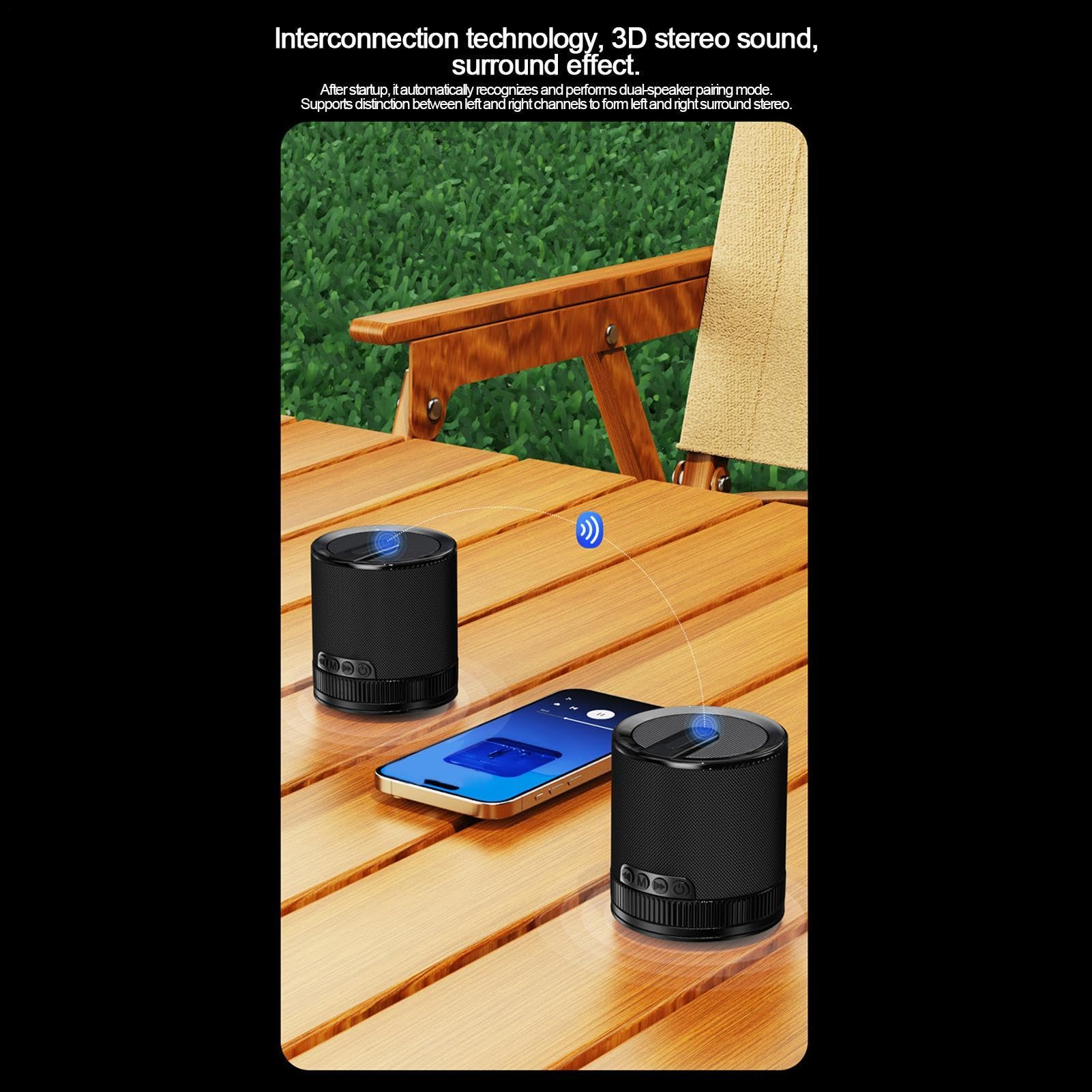 Enceinte pour salle de bains Petit lecteur audio à basses puissantes et son