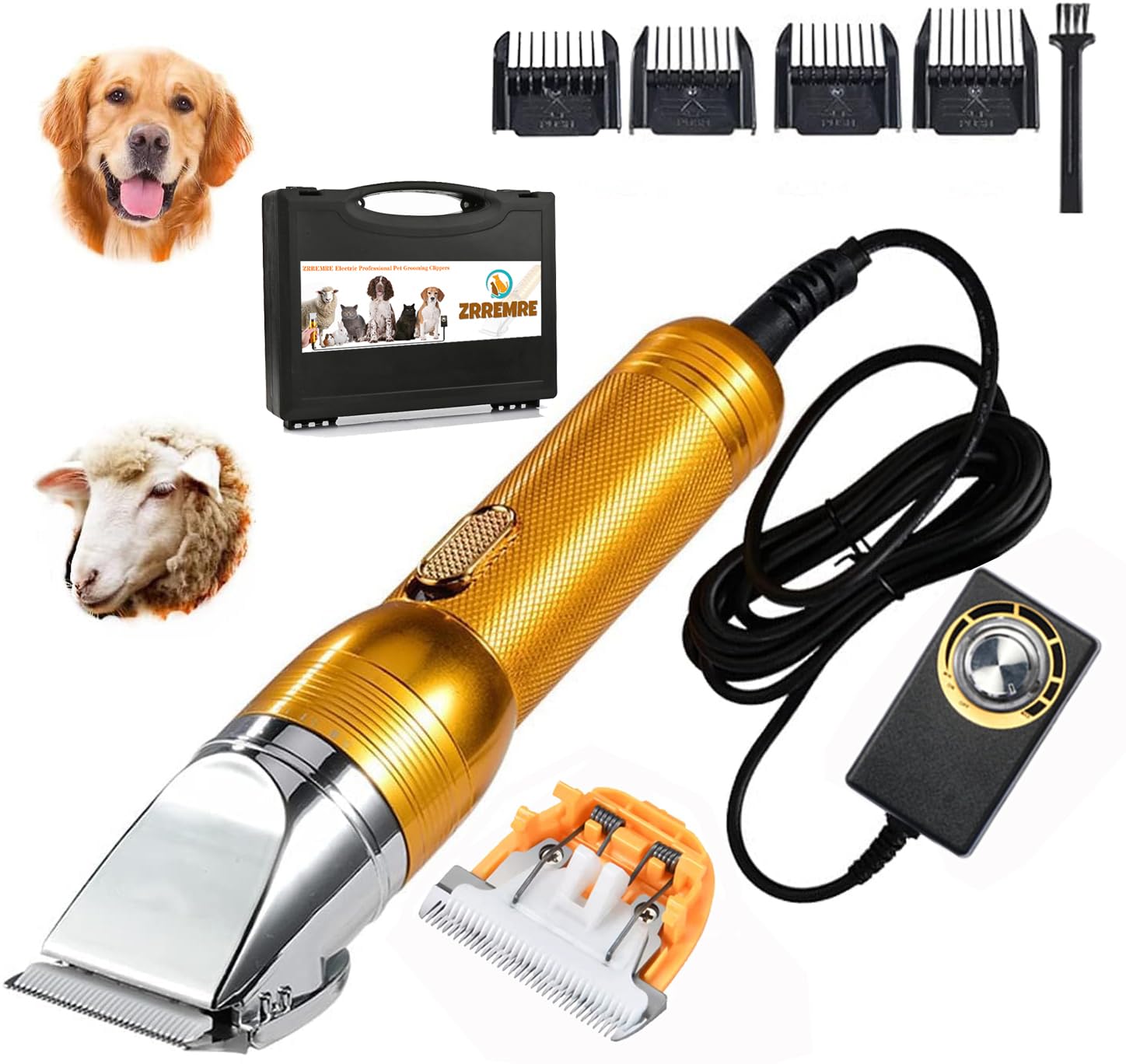 Electric Professional Dog Grooming Clippers Powerful 350w Sheep