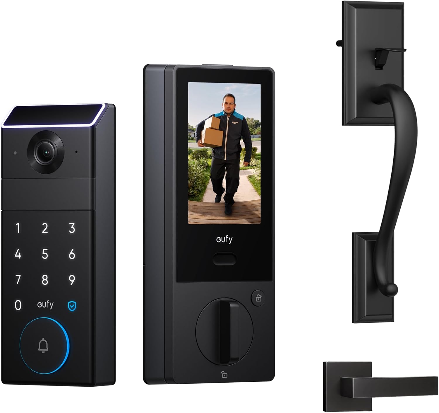 Smart Lock FamiLock S3 Max with Palm Vein Recognition and Lever Handle