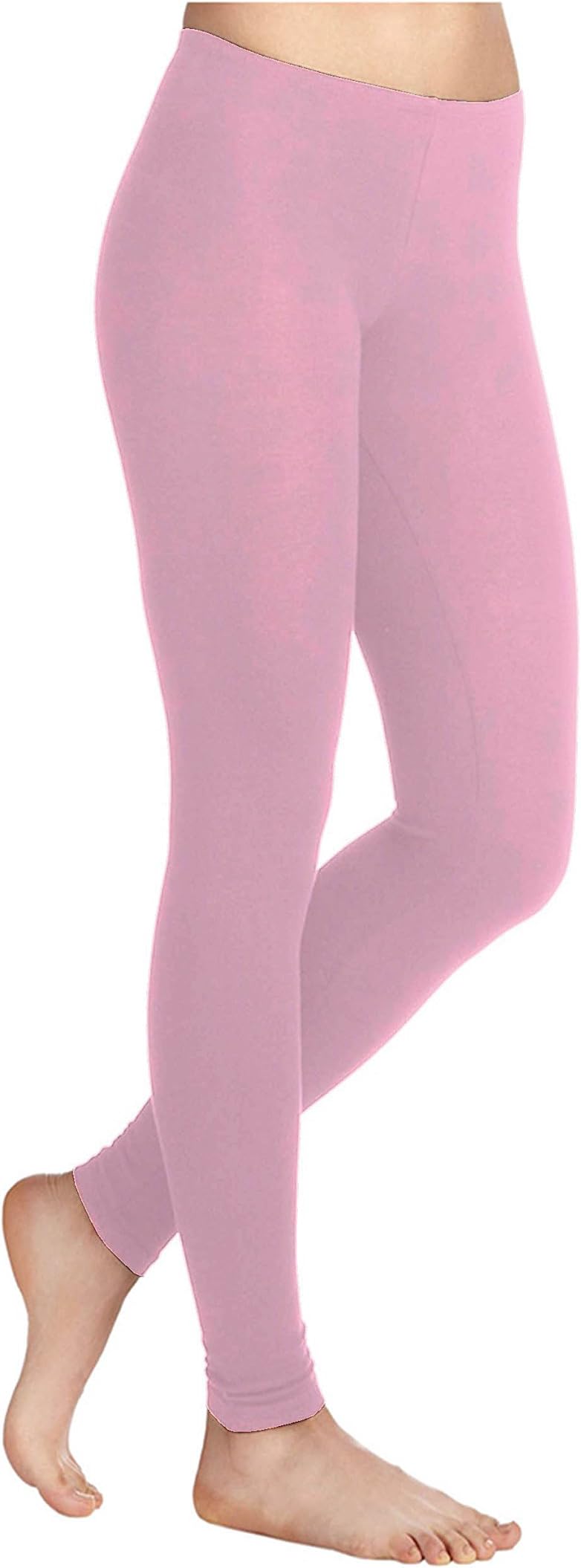 MisslovedPlain Stretchy Viscose Lycra Leggings Sizes UK 8-26 * 30 Colours *