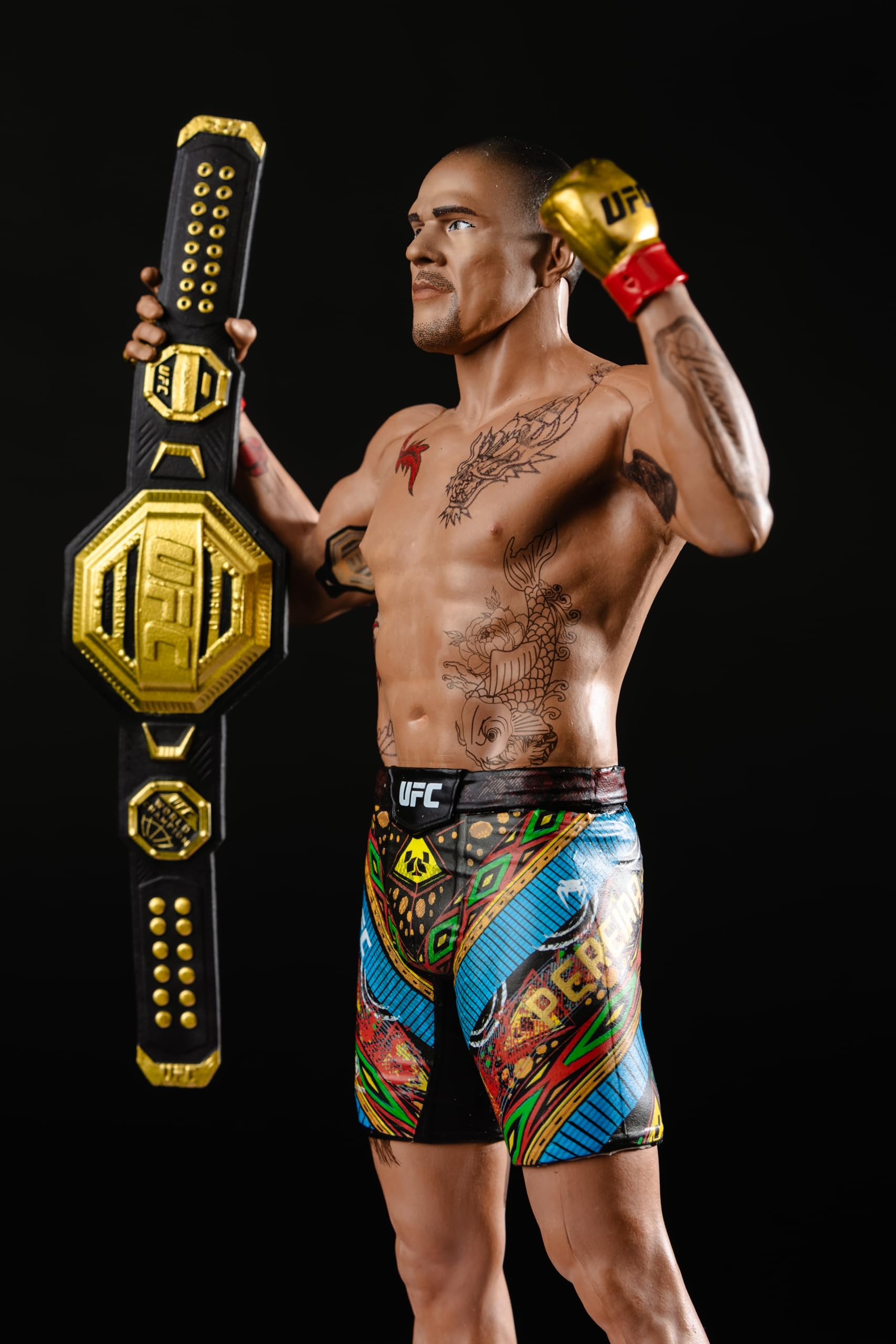 McFarlane UFC Alex Pereira Figurine posée Gold Label SportsPicks 17,8 cm