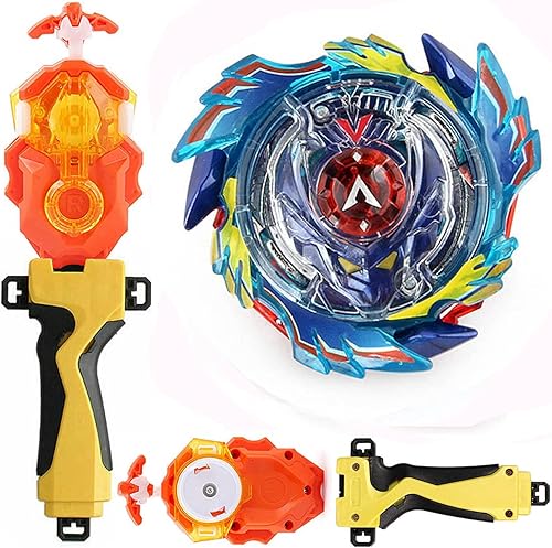 Bey Battle Burst Gaming Booster Battling Top Spinning Stater B-73 God Valkyrie  Genesis Valtryek con B-184 LR lanzador bidireccional DB sistema de