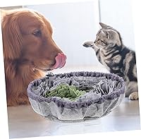 Vista 5 de Housoutil Tapete para cuenco para perros, cuencos para perros, cuenco de comida para perros, laberinto cuenco para perros, fuente de alimentación