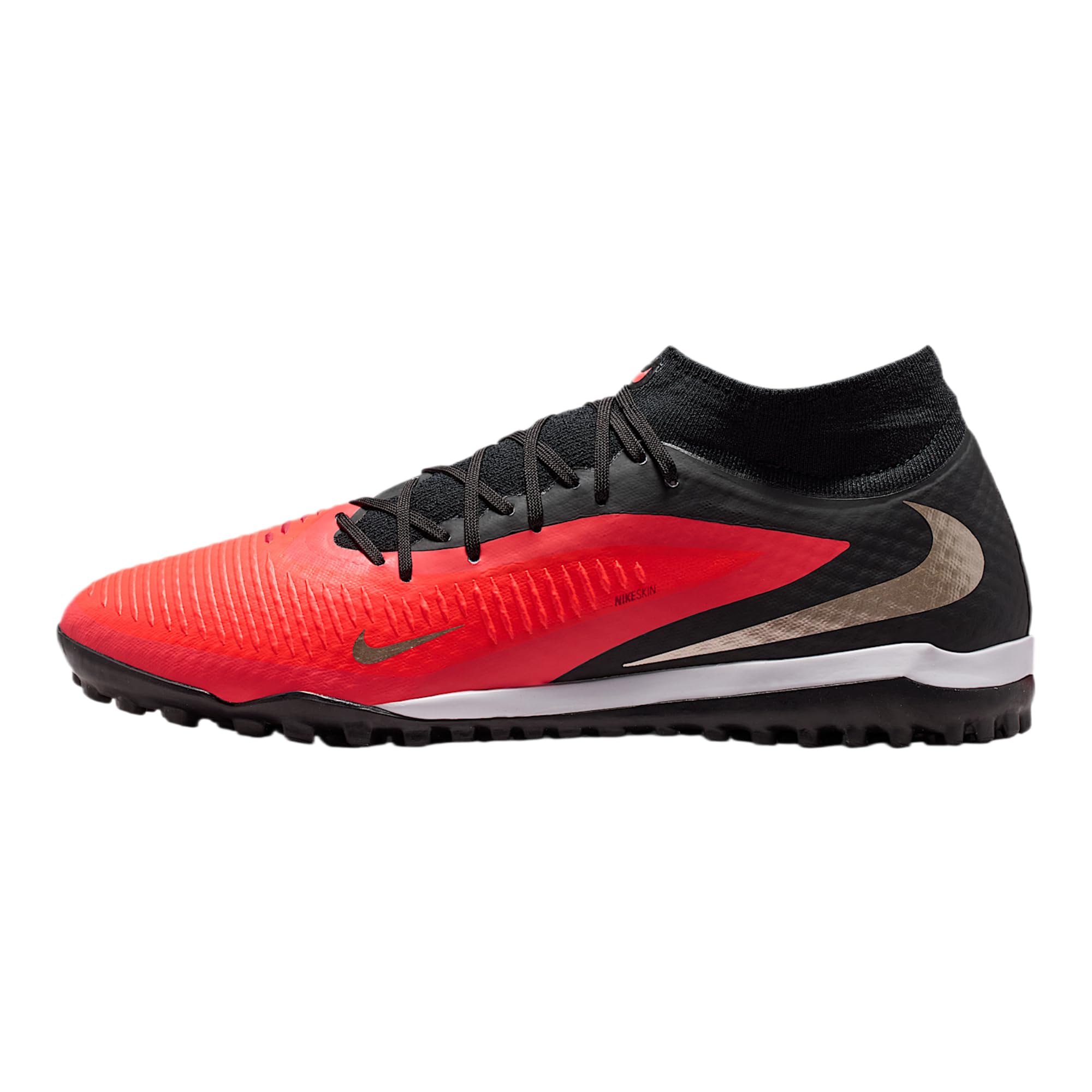 Phantom 6 High Academy Turf Soccer Shoes (Bright Crimson/Black/Blur)