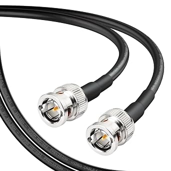 Superbat HD/3G/6G SDI Cable 7.6m Thin BNC Belden 1855A Male to Male 75ohm SDI Video Double-Shielded Cable Supports 4K for Broadcast Camera CCTV Monitor SDI Converter